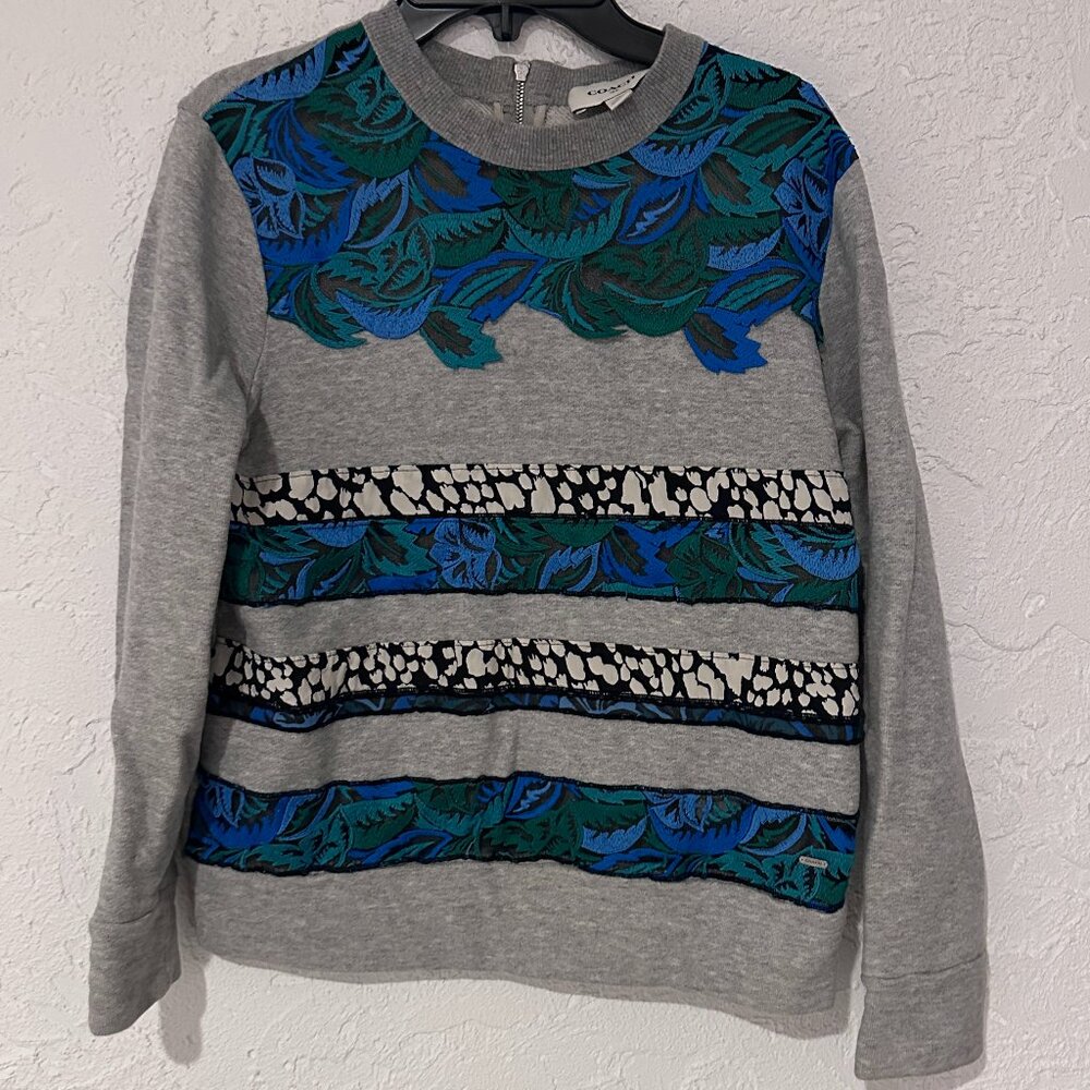 Coach Women’s Designer Sweatshirt – Size XS – Feminine & Unique